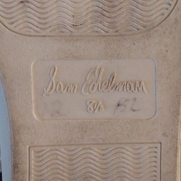 - Sam Elderman White Leather Sneakers - Picture 7 of 8